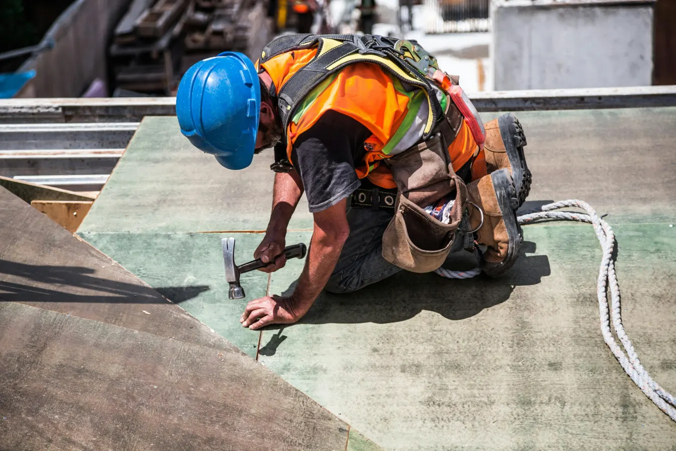 Field construction worker